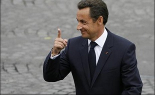 Nicolas Sarkozy a connu en juillet une hausse de popularité, avec 66% des Français se disant "très" ou "plutôt" favorables à son action, contre 61% en juin et 64% en mai, selon un sondage Ipsos à paraître jeudi dans Le Point.