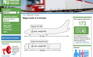 Le site www.nomegatrucks.eu