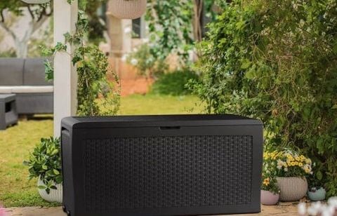 Pas d’espace pour ranger votre matériel ? Ce coffre de jardin en résine est à 29,90 € chez Castorama !