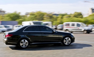 Une voiture Uber en ville (illustration).