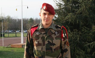 Le caporal Cédric Charenton, du 1er régiment de chasseurs parachutistes (1er RCP) de Pamiers (Ariège), décédé samedi 2 mars dans le Nord du Mali.
