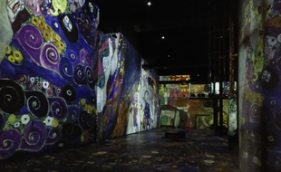 A l'atelier des Lumières, on entre dans les tableaux, on déambule parmi les détails.