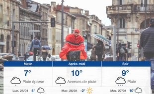 Météo Bordeaux: Prévisions du dimanche 24 janvier 2021