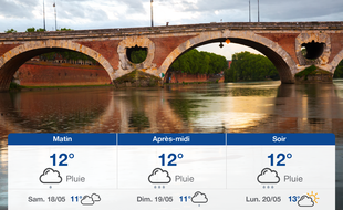 Météo Toulouse: Prévisions du vendredi 17 mai 2019