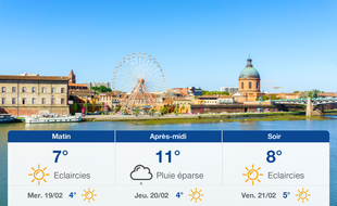 Météo Toulouse: Prévisions du mardi 18 février 2020