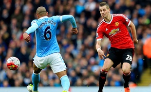 Morgan Schneiderlin lors de City-United le 20 mars 2016.