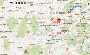 Localisation de Ruy-Montceau en Isère