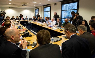 Organisations syndicales et patronales se sont réunies jusqu'à vendredi soir au siège du Medef pour décrocher un accord sur l'emploi.