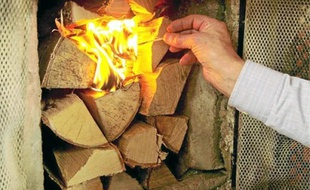 Le feu de cheminée génère des émissions de particules dans l'atmosphère.