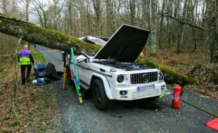L'accident s'est produit lundi matin sur la commune de Gourdon, dans le Lot.