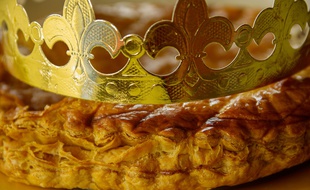 Une galette des rois. Illustration.