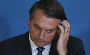 Le président brésilien Jair Bolsonaro, pendant une cérémonie à Brazilia, le 2 décembre.