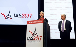 L'ouverture de la conférence sur le sida, à Paris, le 23 juillet 2017.