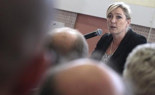 Marine Le Pen le 23 mai 2013 à Hénin-Beaumont.