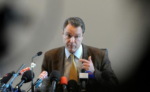 Le procureur d'Annecy, Eric Maillaud, le 19 février 2014 au tribunal d'Annecy
