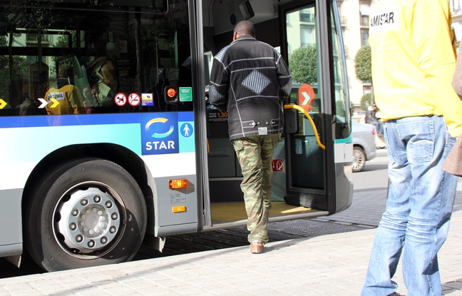 Rennes: Un conducteur de bus bousculé par un passager et blessé à la jambe