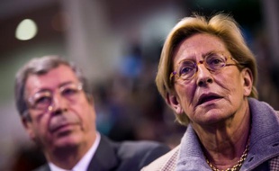 Le couple Balkany le 3 décembre 2015 à Rueil Malmaison