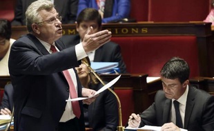 Le secrétaire d'Etat au Budget Christian Eckert à l'Assemblée nationale à Paris, le 1er octobre 2014