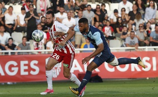 Le match entre Ajaccio et Le Havre a dégénéré.