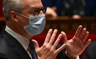 Le ministre de l'Economie Bruno Le Maire, le 20 octobre 2020 à l'Assemblée.