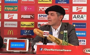 Le sélectionneur autrichien Marcel Koller le 9 septembre 2015.