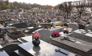 Le cimetière de Pantin. (Illustration)