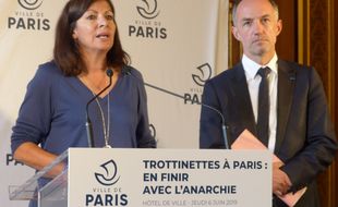 Anne Hidalgo et Emmanuel Grégoire, ce jeudi 6 juin 2019