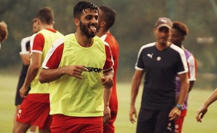 Le 9 décembre, Bozok à l'entraînement.