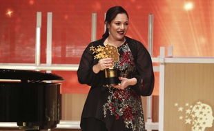 Andria Zafirakou a remporté le prix de « meilleur enseignant du monde » à Dubaï, dimanche 18 mars 2018.