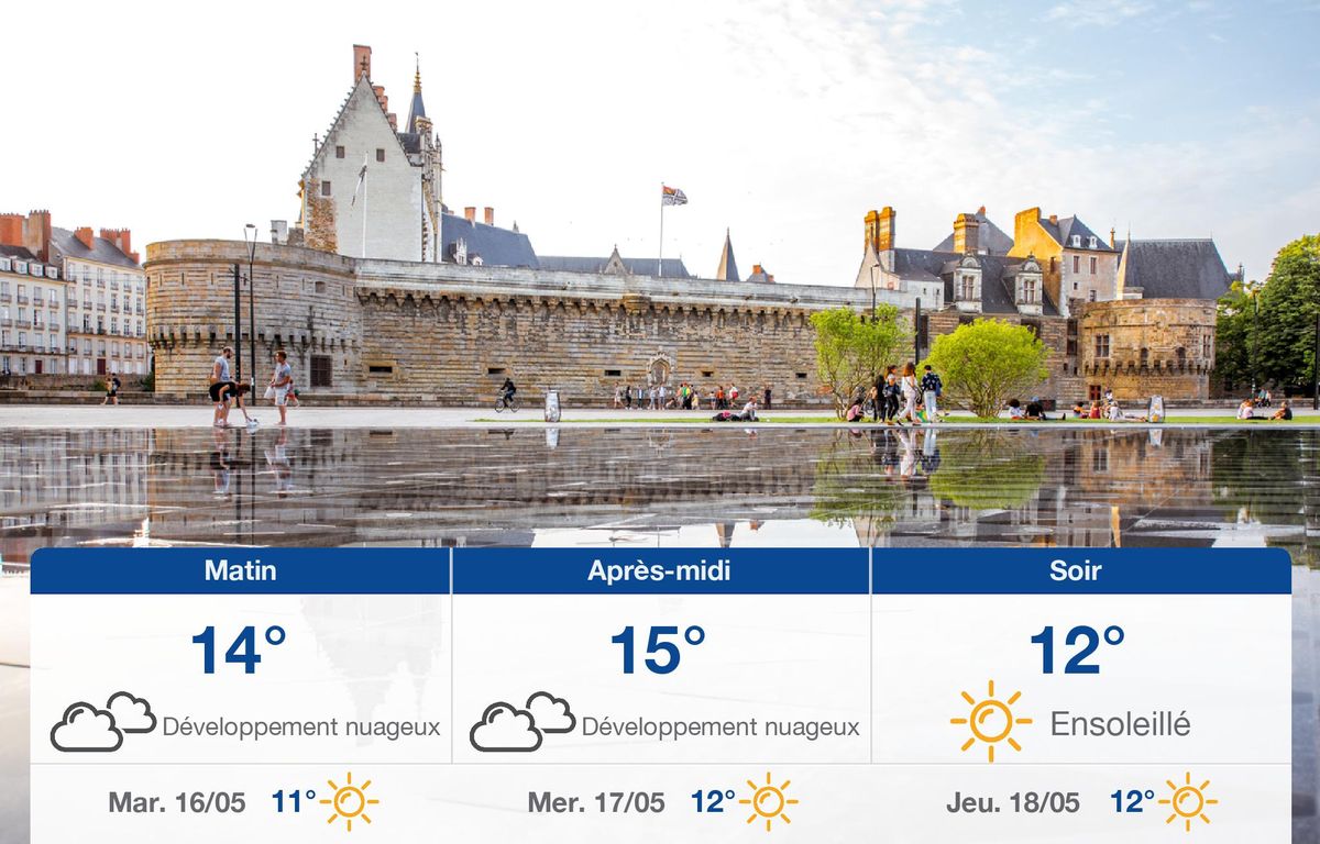 Météo Nantes: prévisions du lundi 15 mai 2023