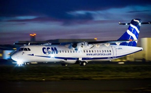 Illustration d'un avion de la compagnie Air Corsica.