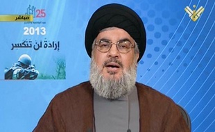 Le chef du Hezbollah libanais, Hassan Nasrallah, le 25 mai 2013.