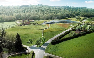 Vue de synthèse du centre d'art pariétal.