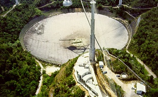 L'observatoire Arecibo à Porto Rico.