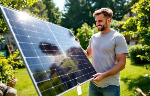 Vous allez faire des économies : ce panneau solaire bifacial affiche -150 € chez Castorama en ce moment