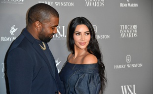 Kanye West et Kim Kardashian West, en novembre 2019 à New York.