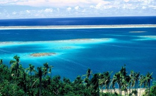 Ile de Wallis, de l'archipel Wallis et Futuna, dans le Pacifique sud.