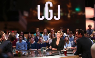 Le plateau du «Grand Journal» de Canal+.