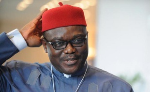 Le ministre nigérian de la Santé Onyebuchi Chukwu, le 8 mai 2014 à Abuja