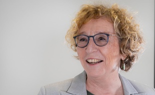 Muriel Penicaud Ministre du Travail visite "Formaposte" le centre de formation en alternance pour le Groupe La Poste le 14 novembre 2019.