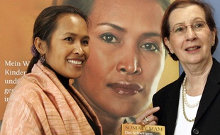 Somaly Mam lors de la présentation de son autobiographie en mars 2006 à Berlin.
