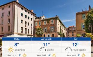 Météo Marseille: Prévisions du mercredi 1 décembre 2021
