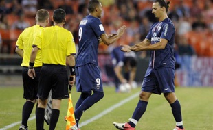 Guillaume Hoarau remplace Zlatan Ibrahimovic, le 28 juillet 2012