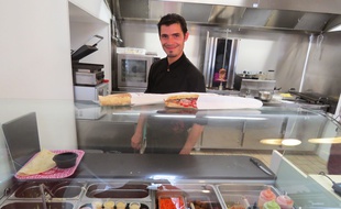 Matthieu Carré, chef cuisiner d'Our installé face à la gare nord à Nantes.