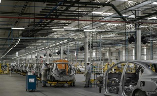 Une usine d'assemblage Nissan au Brésil, près de Rio de Janeiro