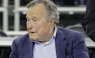George H W Bush à Houston en mars 2015.