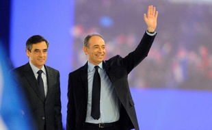 François Fillon et Jean-François Copé le 11 mars 2012 à Villepinte.