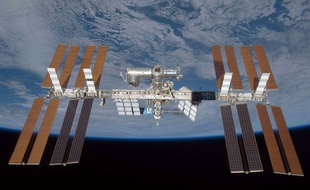 La Station spatiale internationale.