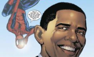 Barack Obama en couverture d'une édition spéciale de la revue "The Amazing Spider-Man"