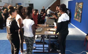 Lundi 1er avril 2019, des collégiens ont reçu la visite d'étudiants kiné et infirmières qui effectuaient leur service sanitaire.